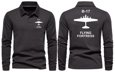 BOEING 17 LONG SLEEVE POLO